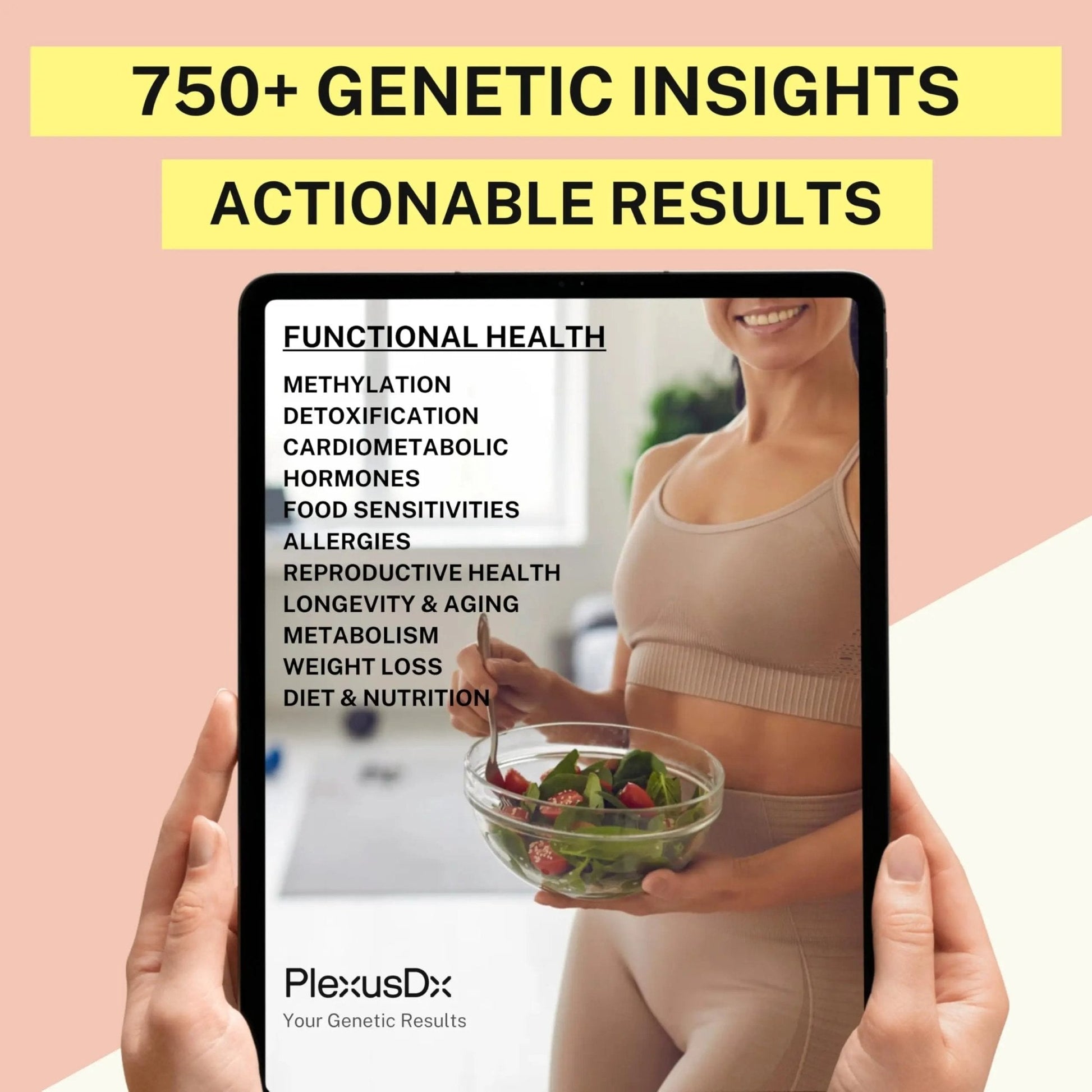Genetic Methylation Test & Functional Health DNA Test | 750+ DNA Reports Including MTHFR, Cardiovascular, Nutrition, Gut Health, Hormones, Microbiome | Supplement & Diet Recommendations - Maple Wellness Supplements
