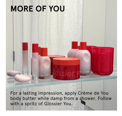 Glossier You Eau de Parfum - Unisex Fragrance for Men & Women, Skin-Scent Enhancer Smells Different on Everyone - Musky, Warm & Spicy Perfume with Pink Pepper, Iris & Ambrox Base Notes, 50ml - Maple Wellness Supplements