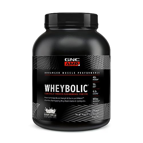 GNC AMP Wheybolic Protein Powder | Targeted Muscle Building and Workout Support - Maple Wellness Supplements