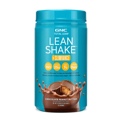 GNC Total Lean Shake + Slimvance | Caffeine Free Protein Powder, Helps Reduce Body - Maple Wellness Supplements