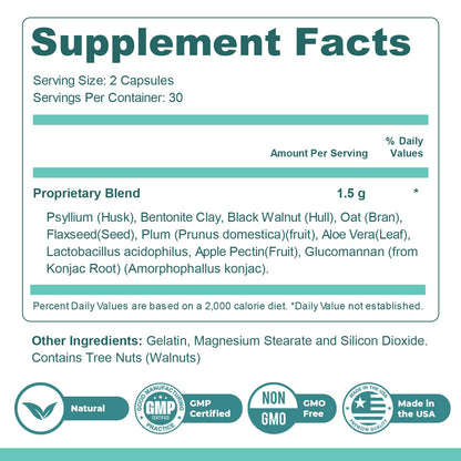 GutOptim Probiotic & Prebiotic Capsules | Pre and Probiotics for Synbiotic Gut Health & Bloating Relief for Women & Men | Enzyme with Probiotics for Digestive Health | Non-GMO, 60 Ct, 3 Month Supply - Maple Wellness Supplements