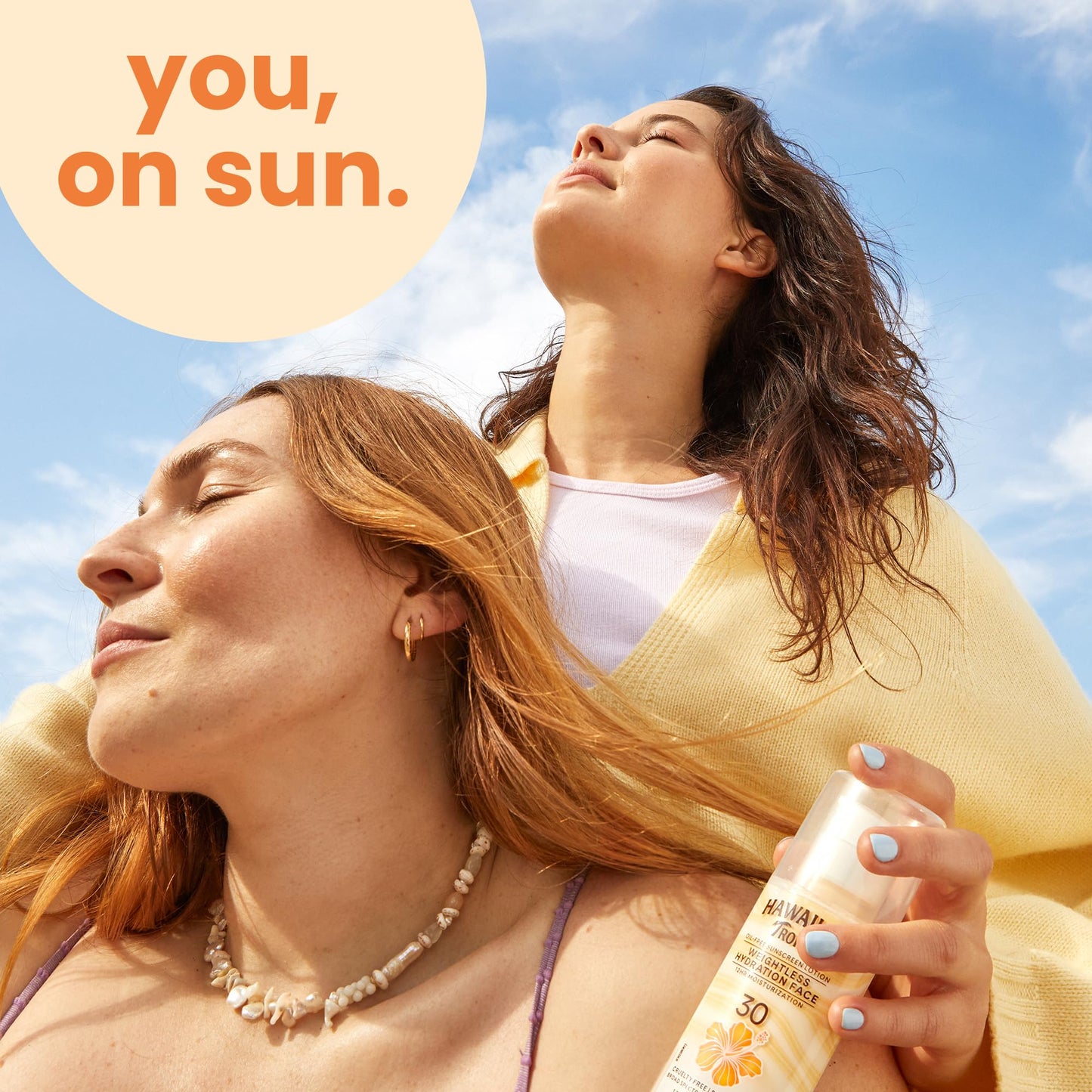 Hawaiian Tropic Weightless Hydration Lotion Sunscreen for Face SPF 30, 1.7oz | Travel Size - Maple Wellness Supplements