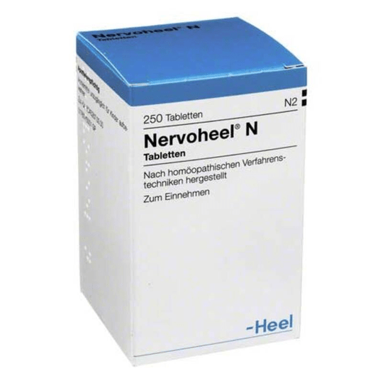Heel Nervoheel N 250 Tablets for Stress Anxiety Relief - Maple Wellness Supplements