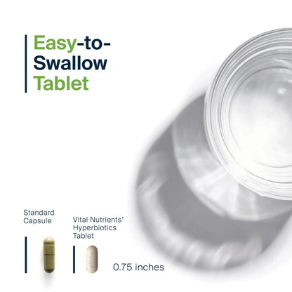 Hyperbiotics Vital Nutrients Pro-15 Advanced Probiotics for Women and Men | 15 Strains + Kiwifruit | Clinically Studied Daily Probiotics for Digestive Health, Gas, & Bloating | 60 Vegan Tablets - Maple Wellness Supplements