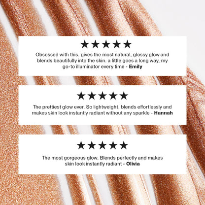 ICONIC LONDON Illuminator - Liquid Highlighting Drops for a Radiant Glow, Cruelty-Free, Vegan Makeup, Shine (Pink Pearl) 0.45 Fl oz - Maple Wellness Supplements