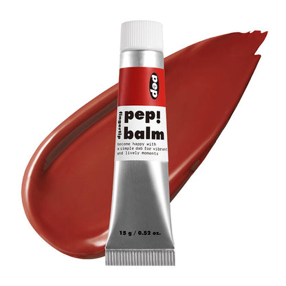 I'M MEME Lip and Cheek Tint - PepBalm 001 Recharger | Wtih Shea Butter, Gift, Liquid Blush, Travel-Friendly, Highly Pigmented, Non-Drying, Sheer Balm Gross Tint, 0.52 Oz - Maple Wellness Supplements