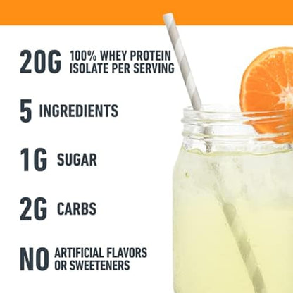 Isopure Protein Powder, Clear Whey Isolate Protein, Post Workout Recovery Drink Mix - Maple Wellness Supplements
