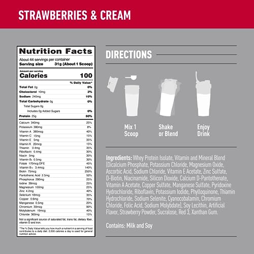 Isopure Protein Powder, Zero Carb Whey Isolate with Vitamin C & Zinc for Immune Support - Maple Wellness Supplements