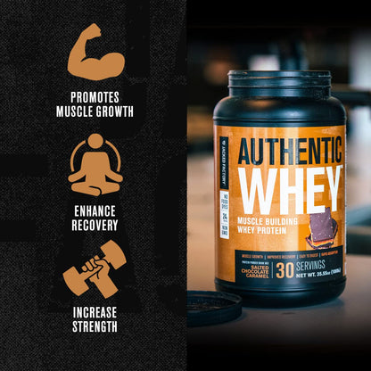 Jacked Factory Authentic Whey Muscle Building Whey Protein Powder - Low Carb - Maple Wellness Supplements