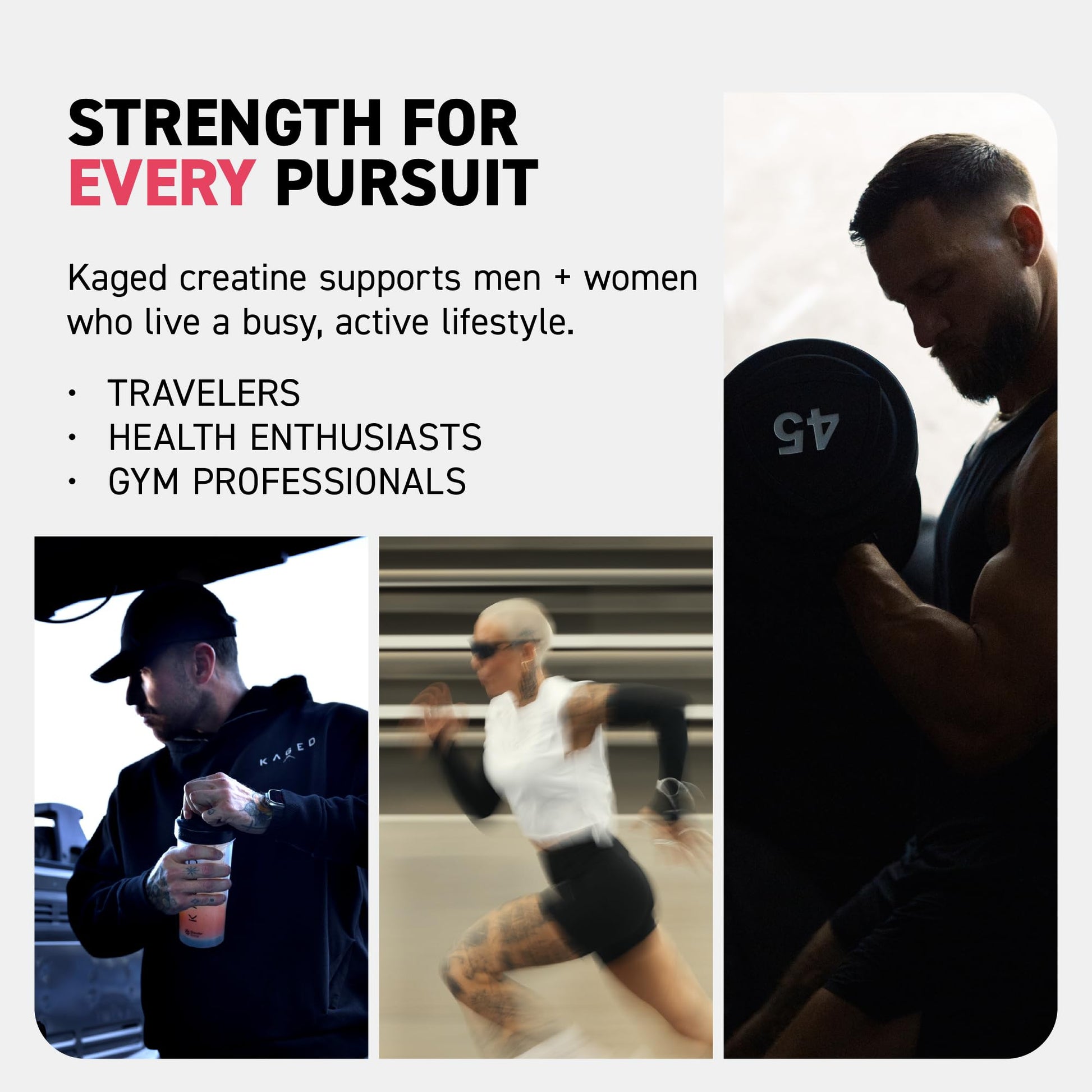 Kaged Creatine Monohydrate + Max Absorption Technology | Micronized Powder Stick Packs | Strawberry Lemonade | Muscle Building & Recovery | Brain Health - Maple Wellness Supplements
