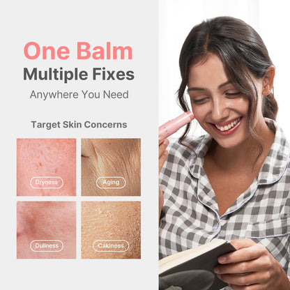 KAHI Wrinkle Bounce Multi Balm Stick | PDRN Collagen Wrinkle Stick | Korean Skin Care |All-in-One Hydrating Lip Balm Eye Cream Neck Cream Make Up Base & Face Mist Moisture Balm - Maple Wellness Supplements