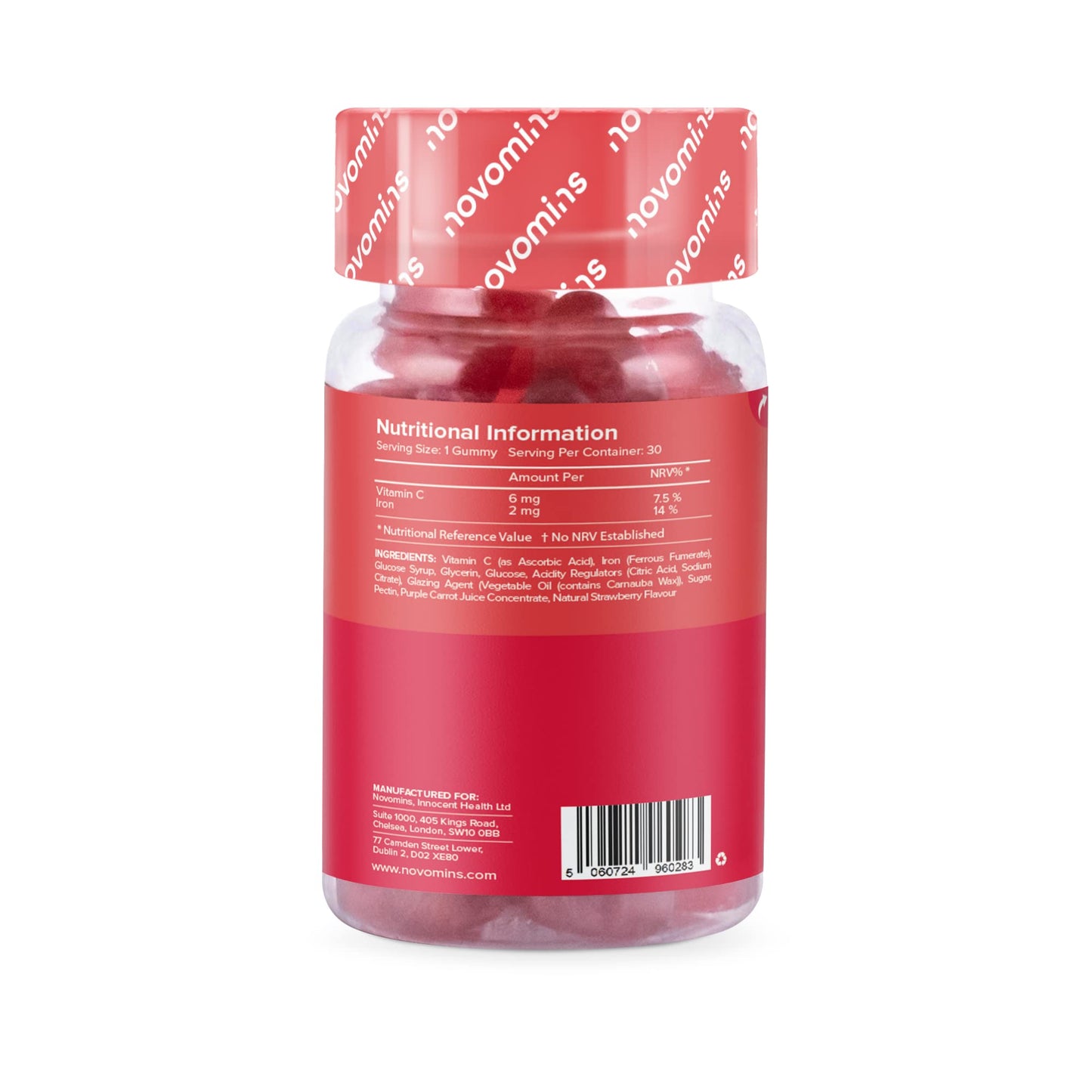 Kids Iron Gummies – Iron Supplement for Kids – Energy & Immune System – Vegan - Maple Wellness Supplements