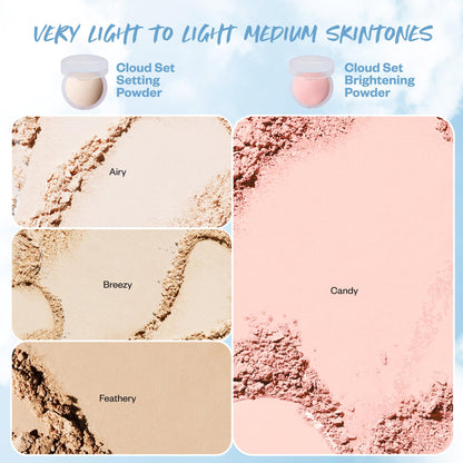Kosas Cloud Set Pressed Setting Powder – Translucent Shine Control Face Powder, Soft Matte Finish, Comfy (Sheer Medium) - Maple Wellness Supplements