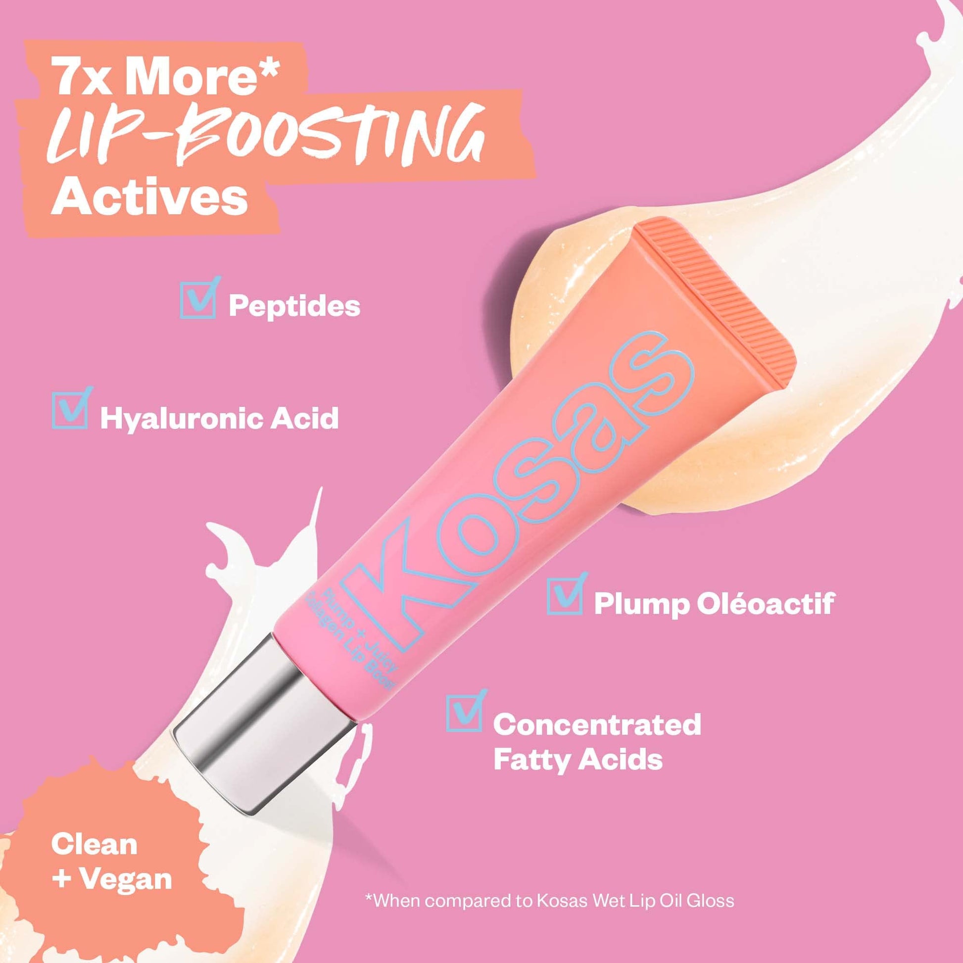 Kosas Plump and Juicy Lip Collagen Booster - Maple Wellness Supplements