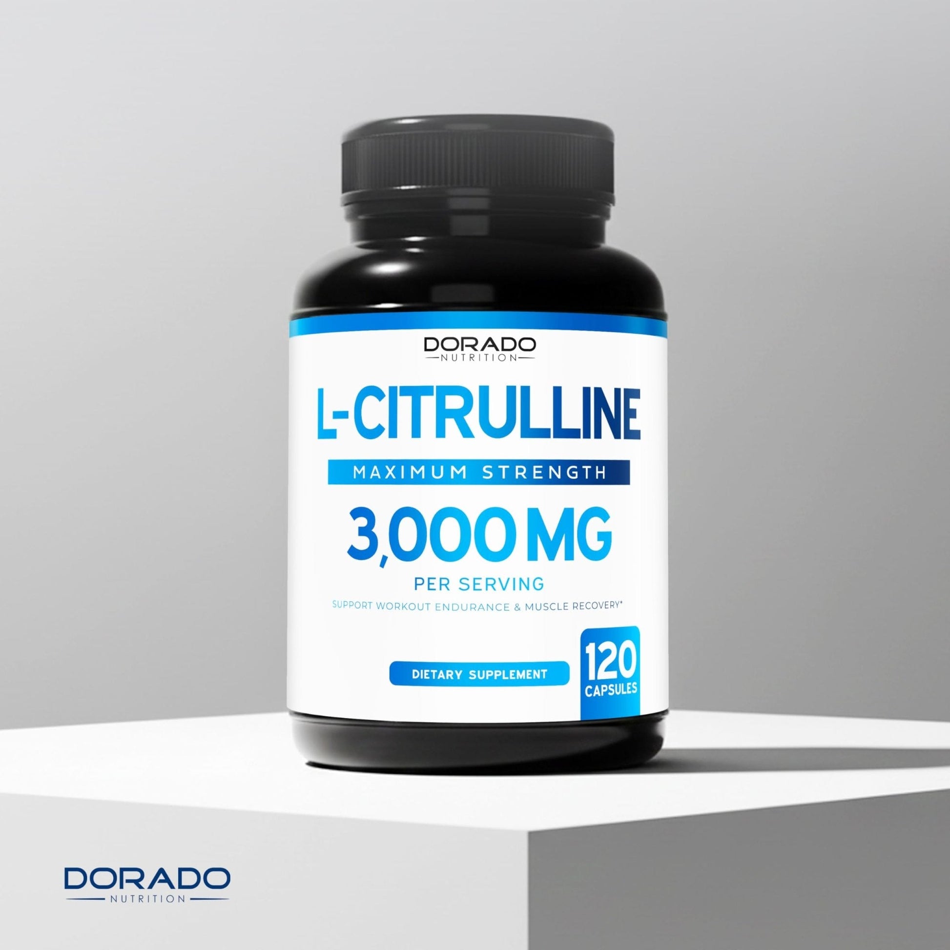 L Citrulline 3000mg Supplement (120 Capsules) Support L Arginine & Nitric Oxide Pills - L-Citrulline For Men & Women - Muscle Recovery & Pump Supplement - 3rd Party Tested - Maple Wellness Supplements