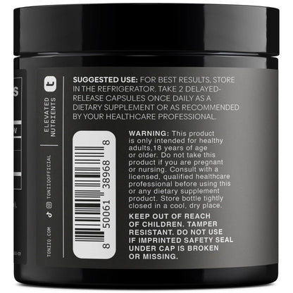 Lactobacillus Gasseri - Ultra High Strength 50 Billion CFU - Delayed Release Capsules - Made with Prebiotic Inulin Fiber - Supports Digestive Health & Gut Flora - Third-Party Lab Tested - 60 Capsules - Maple Wellness Supplements
