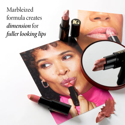 LAURA GELLER NEW YORK Italian Marble Sheer Lipstick - Berry Banana - Hydrating & Lightweight - Vitamin E & Caster Seed Oil - Cream Finish - Maple Wellness Supplements