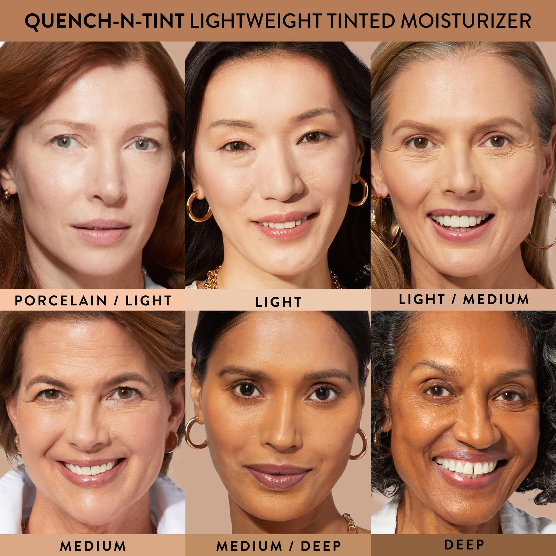 LAURA GELLER NEW YORK Quench-n-Tint Tinted Moisturizer - Sheer to Light Buildable Coverage - Natural Glow Finish - Lightweight Formula with Hyaluronic Acid, 04 Medium - Maple Wellness Supplements