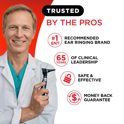 Lipo Flavonoid Ear Ringing - Doctor-Recommended for Ringing Ears – Clinically Proven Lemon Bioflavonoid Complex with Vitamins C, B1, B2, B6, B12, - Maple Wellness Supplements