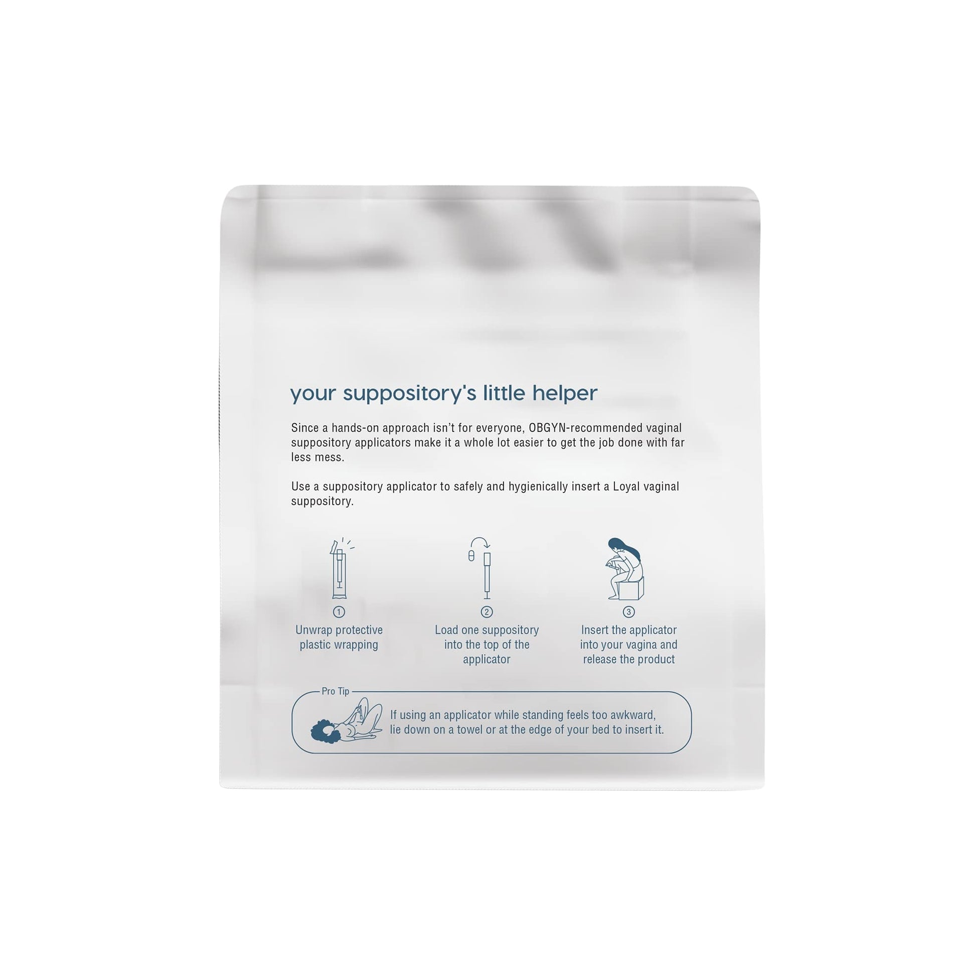 Loyal The Helper Suppository Applicators | Efficient | Compact | Comfortable | Fits Most Brands, Pills, Tablets and Boric Acid Suppositories (30-Pack) - Maple Wellness Supplements