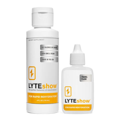 LyteShow - Electrolyte Drops for Rapid Rehydration + Digestion + Brain + Energy + Immunity - Maple Wellness Supplements