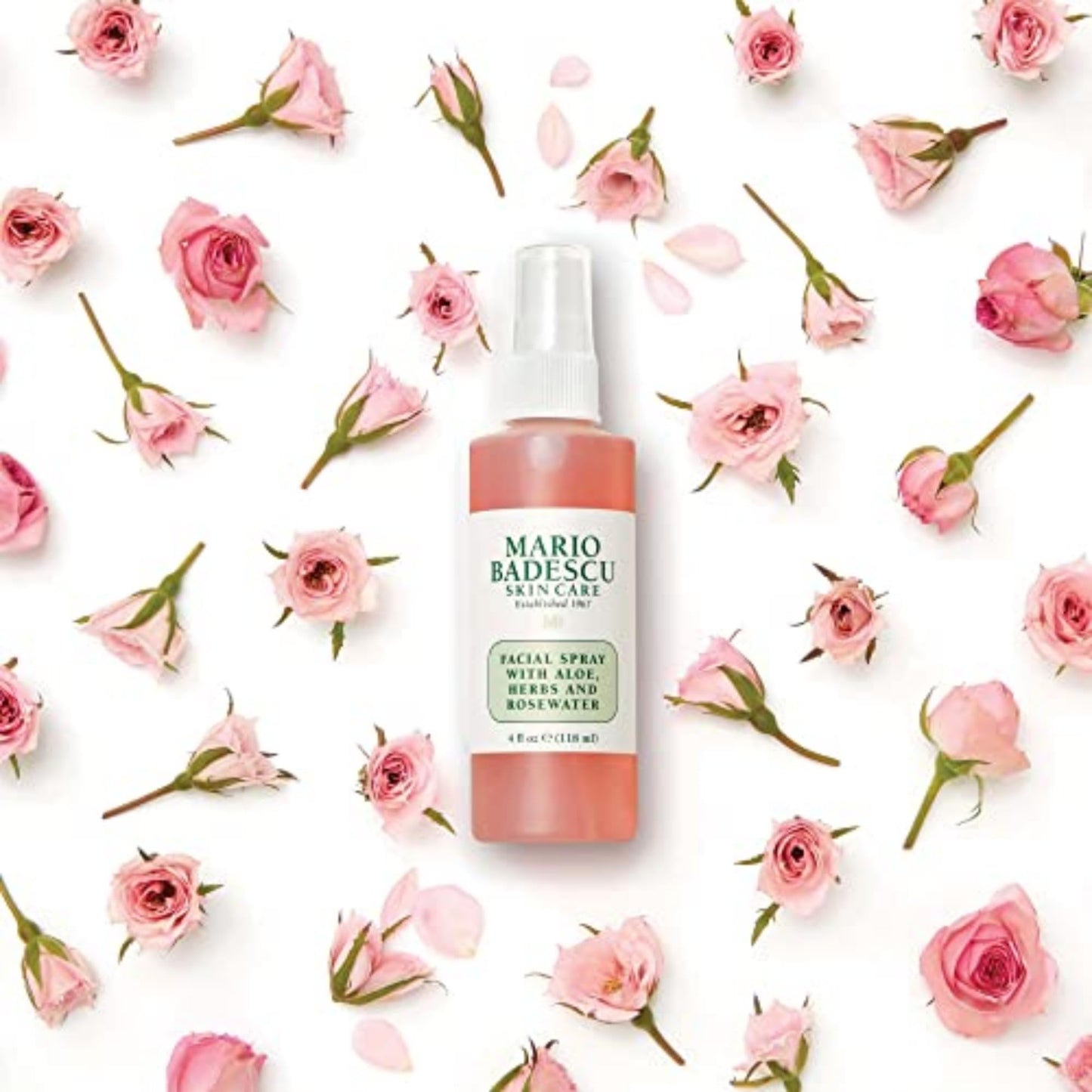 Mario Badescu Facial Spray with Aloe, Herbs and Rose Water for All Skin Types, Face Mist that Hydrates - Maple Wellness Supplements