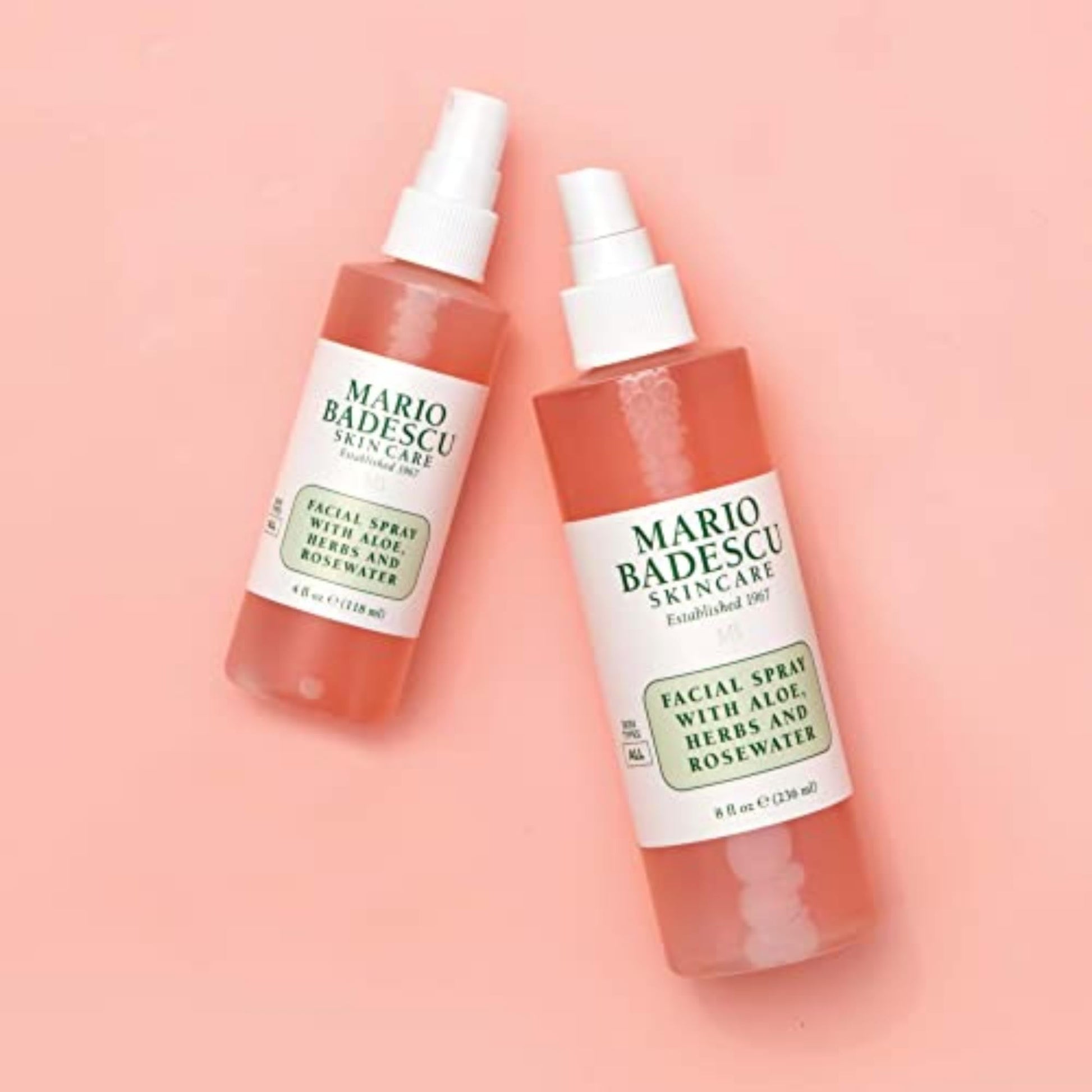 Mario Badescu Facial Spray with Aloe, Herbs and Rose Water for All Skin Types, Face Mist that Hydrates - Maple Wellness Supplements