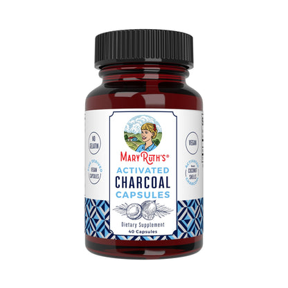 MARYRUTH'S Organics Activated Charcoal Capsules | Substance Adsorption | Derived from Coconut Shells | Vegan Capsules from Pine Trees - Maple Wellness Supplements