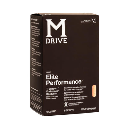 Mdrive Elite Multi - Natural Energy, Strength, Stress Relief, Lean Muscle, Immune Health Support from Zinc, Selenium, Manganese & Vitamin D, Enzymes for Digestive Support - Maple Wellness Supplements