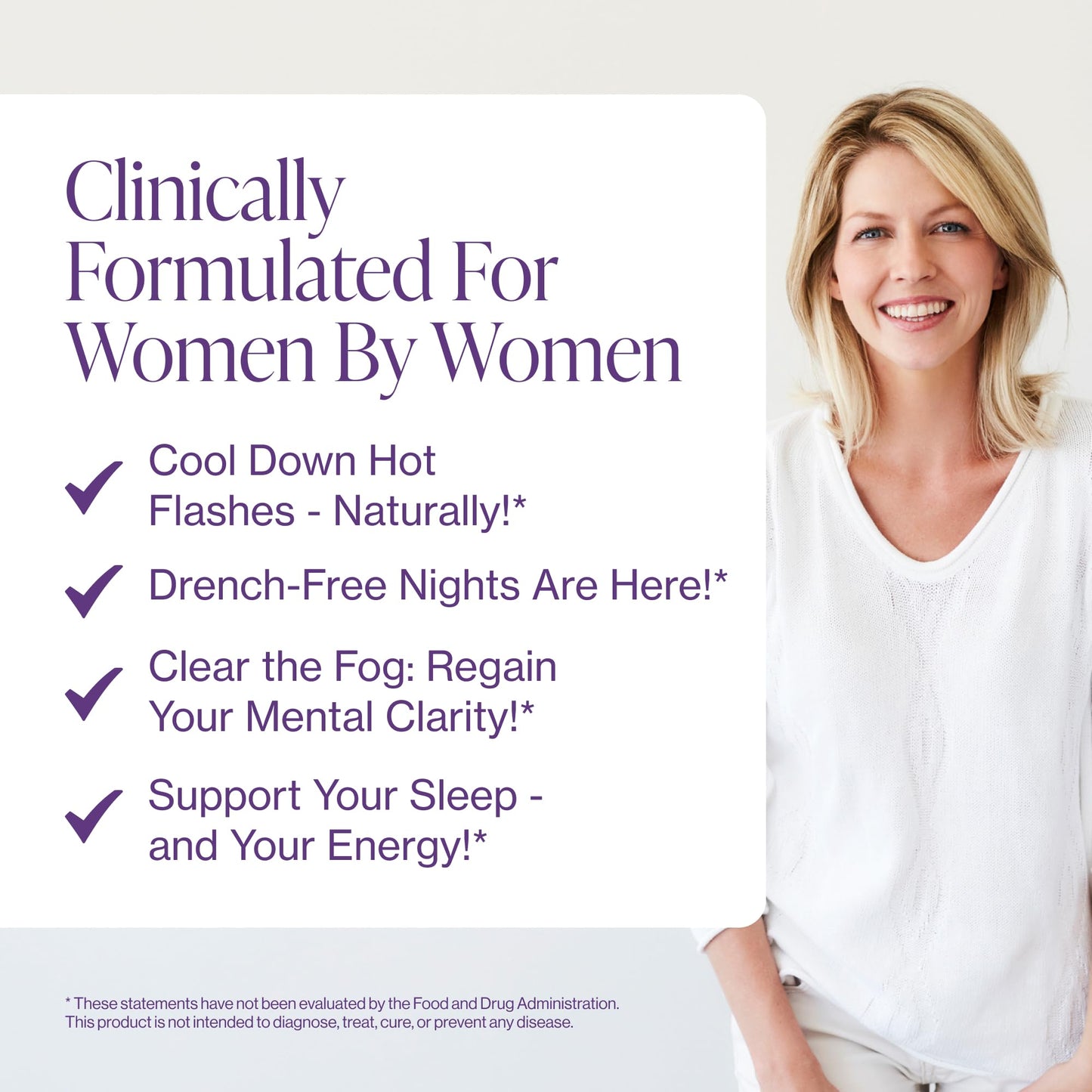 Menopause Supplements for Women - Natural Hormone Balance - Hot Flashes, Night Sweats, Sleep & Mood Support. with Sensoril® Ashwagandha, DIM, Chaste Berry & Black Cohosh Root - 60 Count - Maple Wellness Supplements