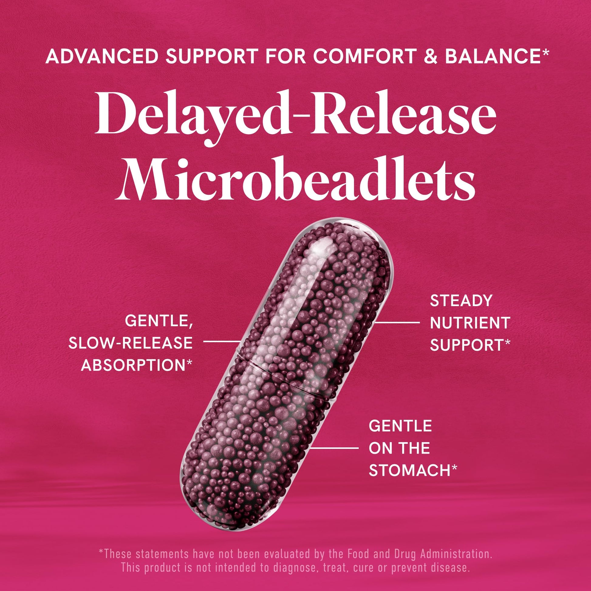 Menopause Vitamins Beadlets with Black Cohosh, Red Clover & More | Hot Flashes, Night Sweats & Mood Support | Menopause Supplements for Women with Dong Quai, Chaste Tree Berry & DIM | Non-GMO 30ct - Maple Wellness Supplements