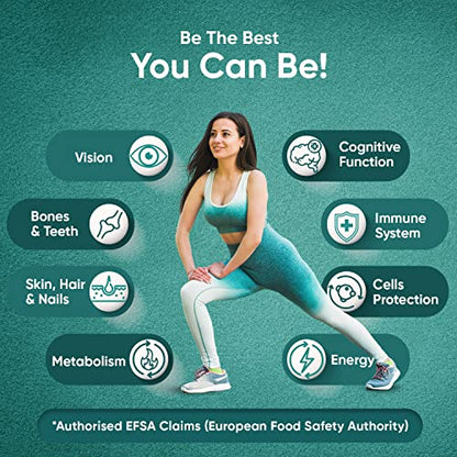 Multivitamin Tablets for Men & Women with 27 Active Multivitamins & Minerals Like Iron - Maple Wellness Supplements