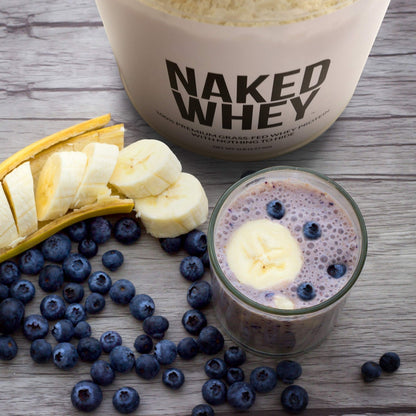 Naked Nutrition Naked Whey 1Lb - Only 1 Ingredient, Grass Fed Whey Protein Powder - Maple Wellness Supplements