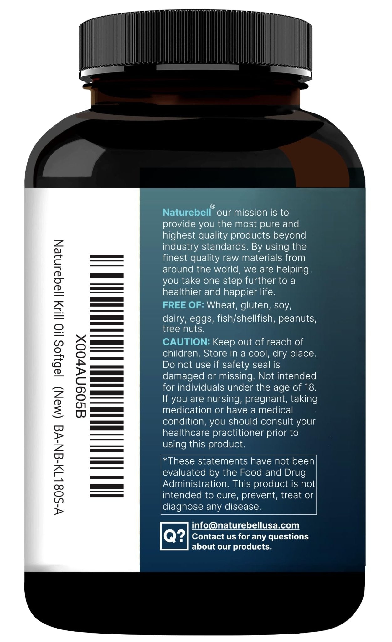 NatureBell Antarctic Krill Oil 2000mg Supplement, 240 Softgels, 3X Strength Natural Source of Omega-3s, EPA 240mg + DHA 160mg + Astaxanthin 800mcg - Maple Wellness Supplements