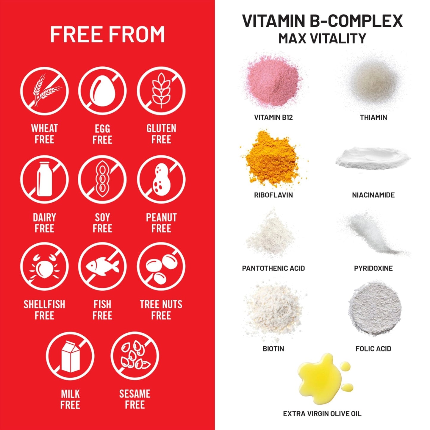 NatureWise Vitamin B Complex for Women and Men - with Folic Acid Biotin B1 B2 B3 B6 B12 - Support Cellular Energy & Mental Clarity - Gluten & Dairy Free - Maple Wellness Supplements