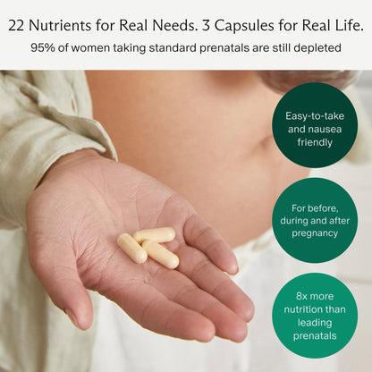 Needed. Multivitamin for Prenatal | Prenatal Multi Essentials Capsule - Pregnancy, Breastfeeding, Postpartum | Expertly-Formulated - Maple Wellness Supplements