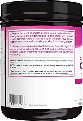 NeoCell Super Collagen Powder, Collagen Plus includes Vitamin C & Hyaluronic Acid - Maple Wellness Supplements