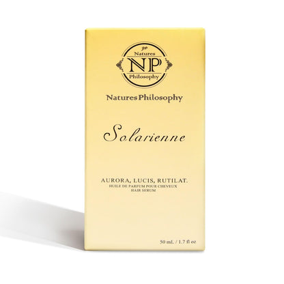 NP NATURES PHILOSOPHY Hair Perfume, Leave-in Hair Serum & Shine Hair Spray for Women, Anti-Frizz, Long Lasting Fragrance, Lightweight Conditioner & Glossier Hair Perfume oils - 50ml（Solarienne） - Maple Wellness Supplements