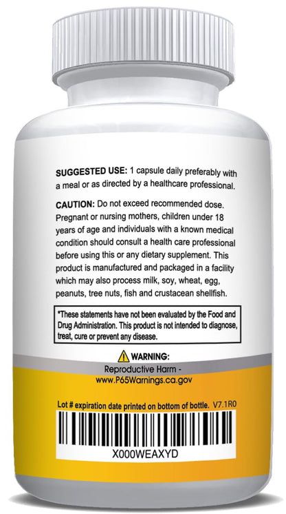 NusaPure Turmeric Curcumin 600 mg 60 Capsules Turmeric 95% Curcuminoids Dietary Supplement - Maple Wellness Supplements