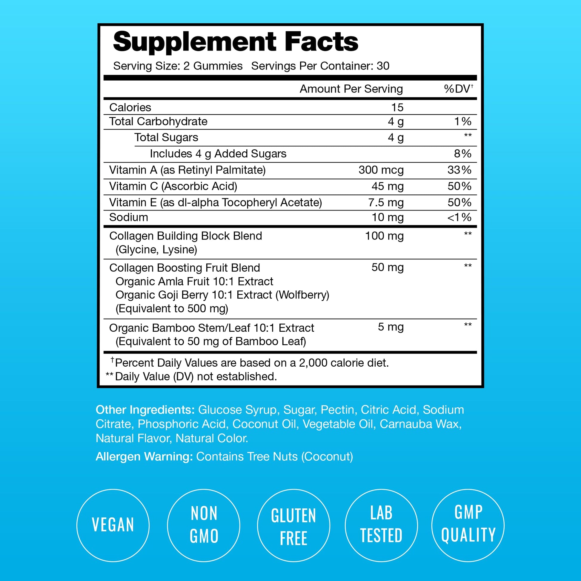 NutraChamps Collagen Boosting Gummies, Collagen Booster Gummy for Natural Collagen Production, Vegan Pectin Supplements Chews for Women & Men, - Maple Wellness Supplements