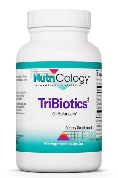 Nutricology TriBiotics - Berberine Artemisinin Botanical Blend - Gastrointestinal Support - Hypoallergenic - 45 Servings - 90 Capsules - Maple Wellness Supplements