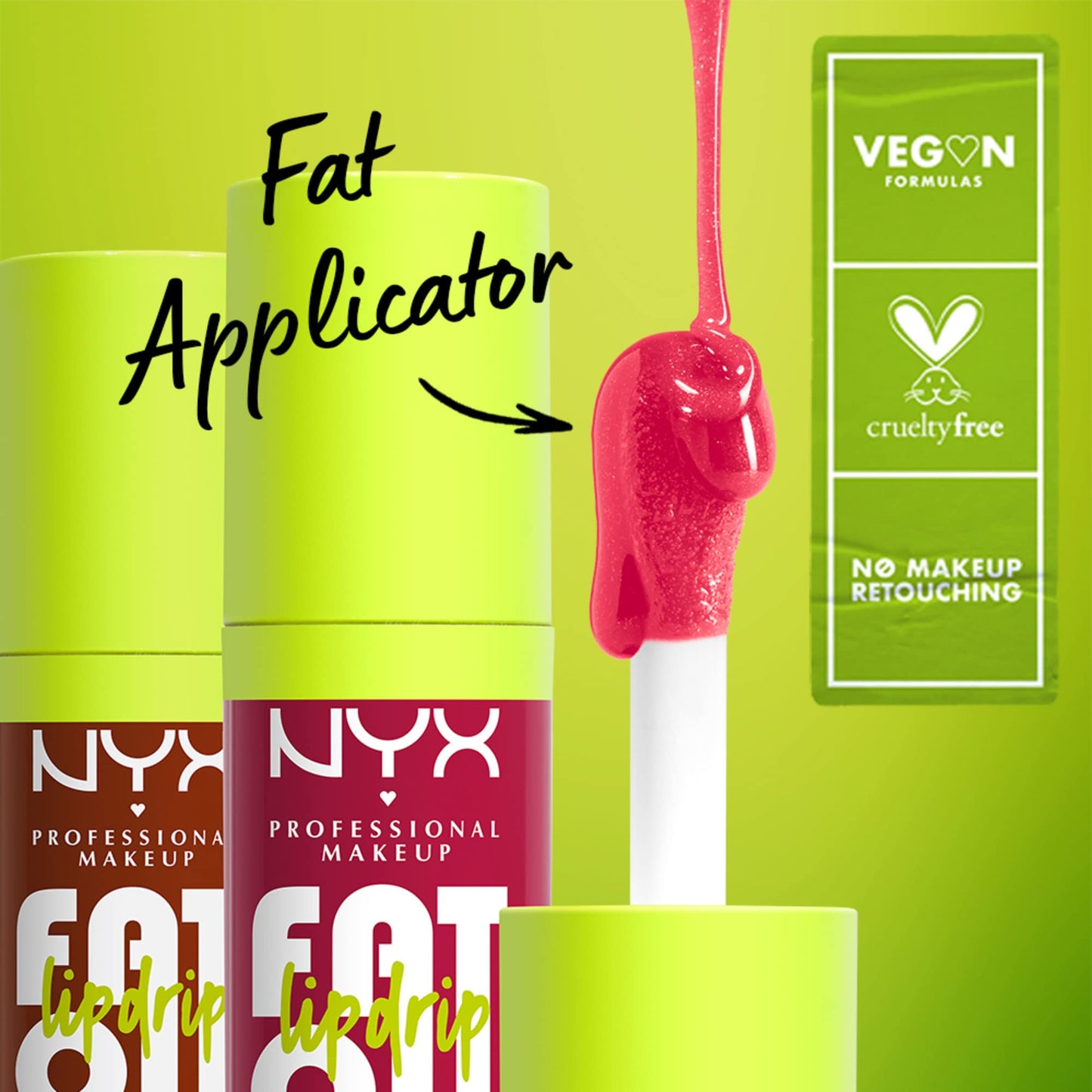 NYX PROFESSIONAL MAKEUP Fat Oil Lip Drip, Moisturizing Lip Oil Gloss, Vegan Tinted Formula, Up to 12 HR Hydration - Missed Call (Sheer Pink) - Maple Wellness Supplements