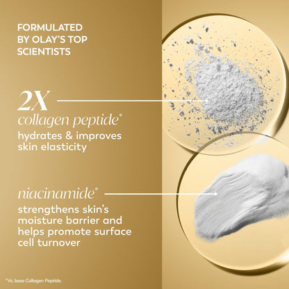 Olay Collagen Peptide Face Moisturizer, Firming Cream for Women, Fragrance-Free, Non-Greasy - Hydrating, Anti-Aging, Anti-Wrinkle - Maple Wellness Supplements