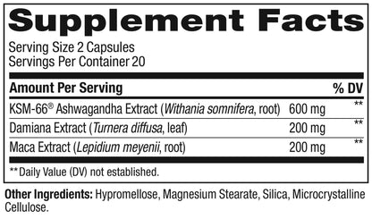 OLLY Lovin Libido Capsules, Boost Desire With Ashwagandha, Maca & Damiana, Vegetarian, Supplement for Women, 20 Day Supply - 40 Count - Maple Wellness Supplements