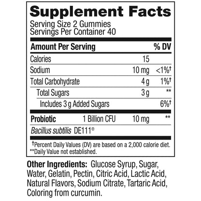 OLLY Probiotic Gummy, 1 Billion CFUs, Immune and Digestive Support, Chewable Probiotic Supplement, Mango, 80 Count - Maple Wellness Supplements