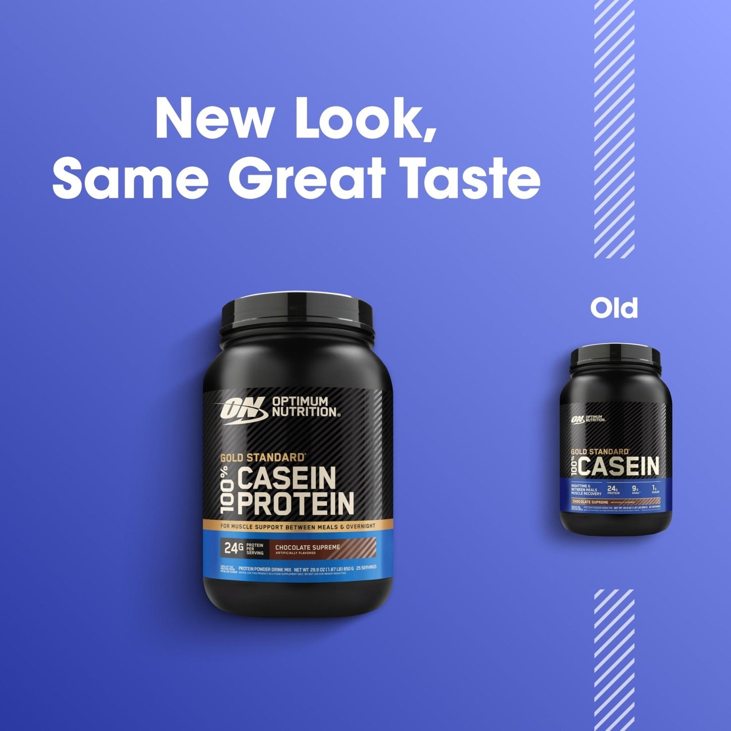 Optimum Nutrition Gold Standard 100% Micellar Casein Protein Powder, Slow Digesting, Helps Keep You Full, Overnight Muscle Recovery, Chocolate Supreme, 2 Pound (Packaging May Vary) - Maple Wellness Supplements