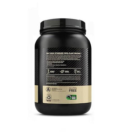 Optimum Nutrition Gold Standard 100% Plant Based Protein Powder, Gluten Free, Vegan Pro - Maple Wellness Supplements