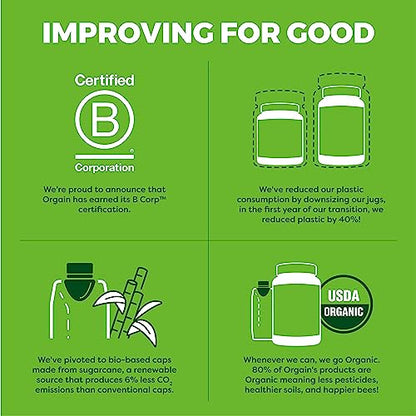 Orgain Organic Simple Vegan Protein Powder, Chocolate - 20g Plant Based Protein - Maple Wellness Supplements