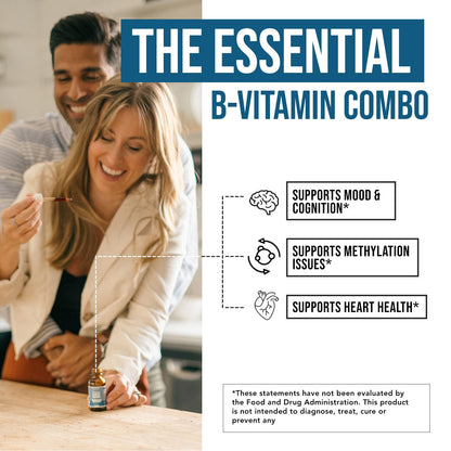 Organic Methyl Folate 1000 mcg + Methyl B12 Cofactor (300 Servings) – Metabolically Active 5-MTHF Form, Organic Berry Flavor - Maple Wellness Supplements