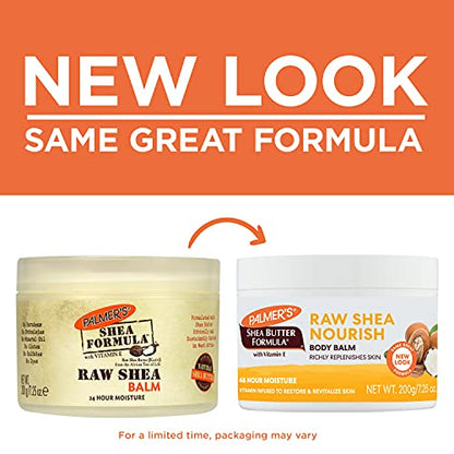 Palmer's Shea Butter Formula Raw African Shea Butter Balm, Nourishing Body Moisturizer - Maple Wellness Supplements